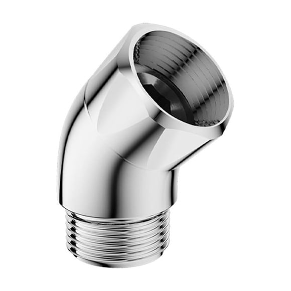 Adjustable Shower Fitting Plumbing Adjustable Angle Elbow Chrome Shower Connector Water Flow Direction Control