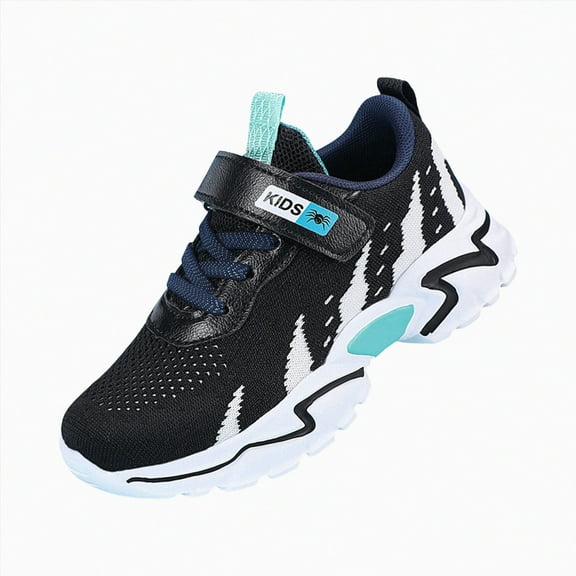 XZNPDUCQ Toddler Boys Girls Sneakers Kids Sports Running Walking Shoes for Casual Shoes Walking/Running Shoes Sneakers for Sports Athletic Gym Walking (Blue,13)