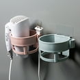 thumbnail image 5 of Huayishang Locker Shelf Hair Dryer Holder Adhesive Blow Dryer Holder Wall Mounted Hair Dryer Rack No Drilling Dryer Hanger for Bathroom Decor, Kitchen Essentials Clearance Sale Beige, 5 of 8