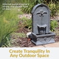 thumbnail image 3 of Sunnydaze French-Inspired Traditional Reinforced Concrete Outdoor Water Fountain, 3 of 15