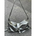 thumbnail image 2 of GAINNY Y2k Silve Baguette Bag Women Vintage Korean Fashion Shoulder Bags Trend Female Punk Harajuku Aesthetic Crossbody Bags (Brown), 2 of 7