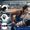 thumbnail image 6 of True Wireless Earbuds, Bluetooth 5.0 Sports Headphones, Wireless Earphones with Deep Bass Sound/48H Play Time/IPX8 Waterproof/Touch Control, in-Ear Buds with Charging Case for Running Gym Workout, 6 of 7