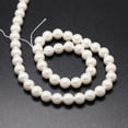 thumbnail image 2 of 1Strand Shell Pearl Beads Strands Round White 10mm Hole: 1mm 39pcs/strand 16 inch, 2 of 2