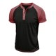thumbnail image 5 of pstuiky Camisas de vestir de manga corta para hombre, Blusa informal de manga corta con cuello vuelto y media cremallera para hombre camisas casuales para hombre s, 5 of 6