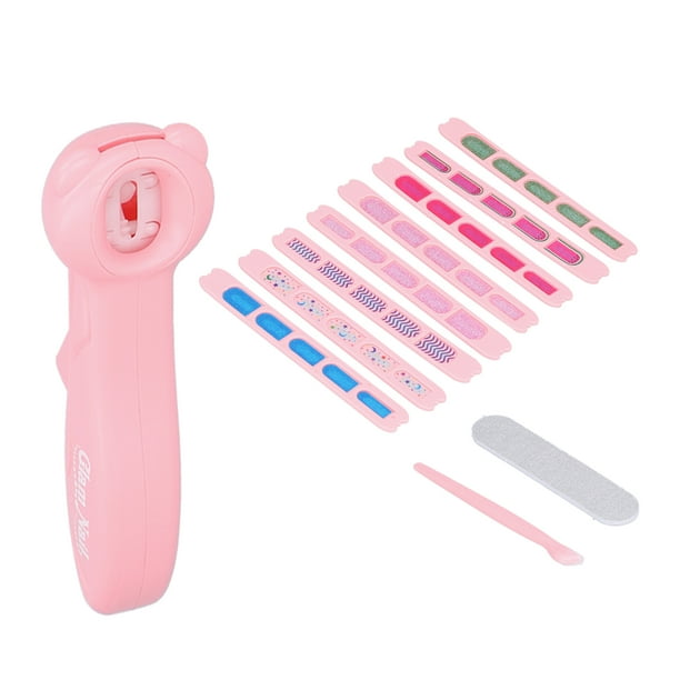 Juguetes para uñas para niños, máquina para estampar uñas, kit para decoración de uñas para niñas, pegatinas para uñas, juguetes para hacer tú mismo, máxima eficiencia