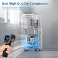 thumbnail image 6 of Portable Air Conditioners,10000 BTU,4 in 1 Portable AC Unit with Window Kits,Fan & Dehumidifier Modes,Cools up to 450 Sq.Ft,LED Display/Remote Control,24H Timer for Living Room,Bedroom, 6 of 9