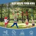 thumbnail image 4 of MOPHOTO Outdoor Ninja Warrior Obstacle Course for Kids, 60FT Durable Ninja Slackline Kit with Complete Accessories,Playset Equipment with Swing, Climbing Net, Ladder & Monkey Bars (10 Obstacles), 4 of 9