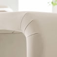thumbnail image 3 of Koda Performance Velvet Waterfall Stool in Brass Almond, 3 of 10