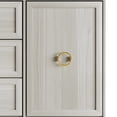 thumbnail image 6 of Castle Place Elegance Sideboard Buffet Cabinet, Light Grey, 6 of 10