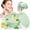 Green, variant on MQ Silicone Face Bowl for Ice with Built-In Icetray, Collapsible Ice Bowl for Face Bath at Home