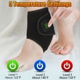 thumbnail image 4 of PEACNNG 2PCS Heating Ankle Brace For Sprained Ankle  3 Level Temperature Heating Ankle Wrap For Men  Women Hot Compress Ankle Support For Running  Basketball  Volleyball Sports Injury Rec, 4 of 7