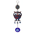 thumbnail image 2 of Decoración colgante de búho bendición de protección ligera duradera práctica colgante de búho azul de mal de ojo decoración para coche ANGGREK  Otros, 2 of 8