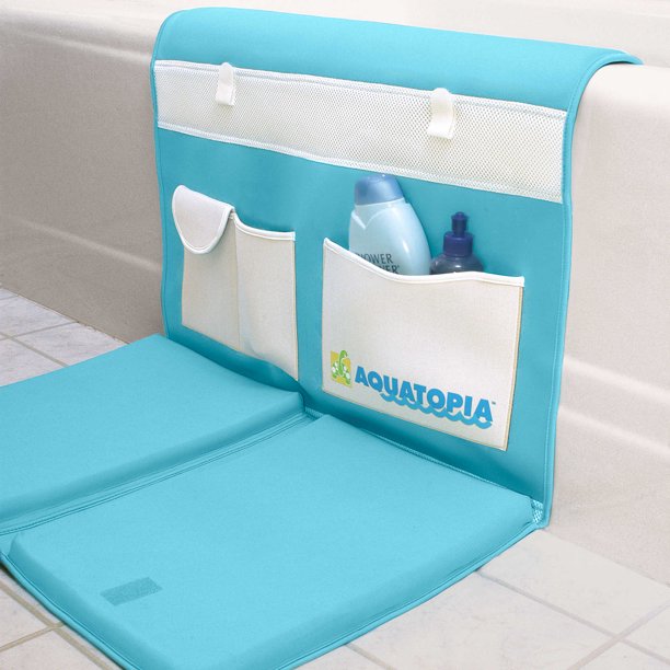 Aquatopia Bath Time Easy Kneeler & Detachable Elbow Rest, Blue