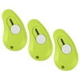 thumbnail image 2 of Cqxid Office&Craft&Stationery Under $5 Egg Shaped Utility Retractable Portable Mini For Wrapping Envelopes Letterbox Cutter With Keychain Holes 3Pack, 2 of 9