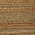 thumbnail image 2 of Woven Paths Tan and Seafoam Geometric Farmhouse Organic Jute Indoor Area Rug, 2 of 6
