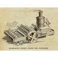 thumbnail image 2 of Inventions 18x15 White Modern Wood Framed Museum Art Print Titled - Wadsworths Rotary Spader and Pulverizer, 2 of 4