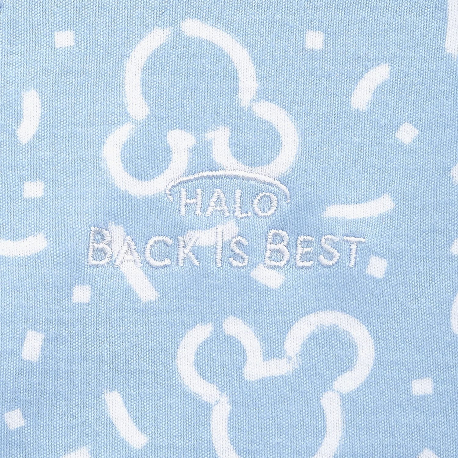 HALO® SleepSack® Disney Baby Wearable Blanket - 100% Cotton - Confetti Mickey - Blue LG