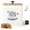 White, variant on Perfnique Cookie Jar, Cookie Jars with Lids Airtight, 1 Gallon Large Cookie Tin with Bamboo Lid, Cute Cookie Candy Jar for Kitchen Counter Decorative (Black)