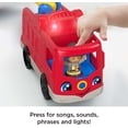 thumbnail image 3 of Camión de bomberos de juguete Fisher-Price Little People con luces y sonidos, 3 of 8