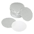 thumbnail image 1 of Unique Bargains 101mm PS Mousse Résistante Tamper Pression Sensible Joint Blanc Lot de 100, 1 of 6