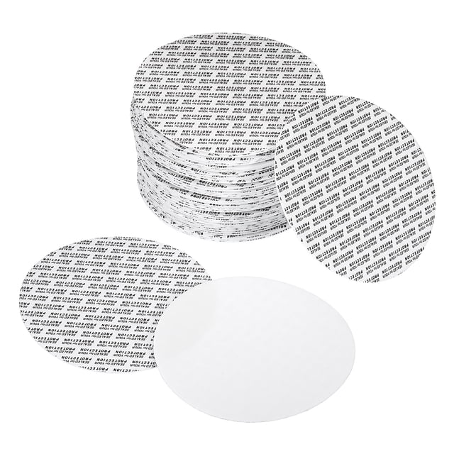 Unique Bargains 101mm PS Mousse Résistant à l'Inviolabilité Pression Sensible Joint Blanc 150 Pack
