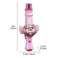 thumbnail image 2 of Pink Wand Rechargeable Bubble Machine With Led Lights Automatic Portable Mist Bubble Blower For Kids Outdoor Party Interactive Play Pink, 2 of 7