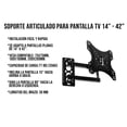 thumbnail image 4 of Soporte Fijo Control Expert Pantallas Y Monitores LED LCD 14 A 42 Pulgadas Negro, 4 of 9