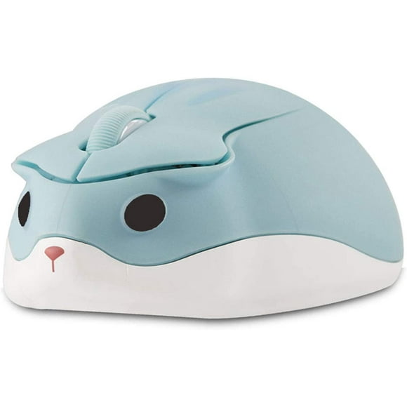 Hamster shape wireless silent mouse Cartoon cute mini portable mouse Travel animal mouse