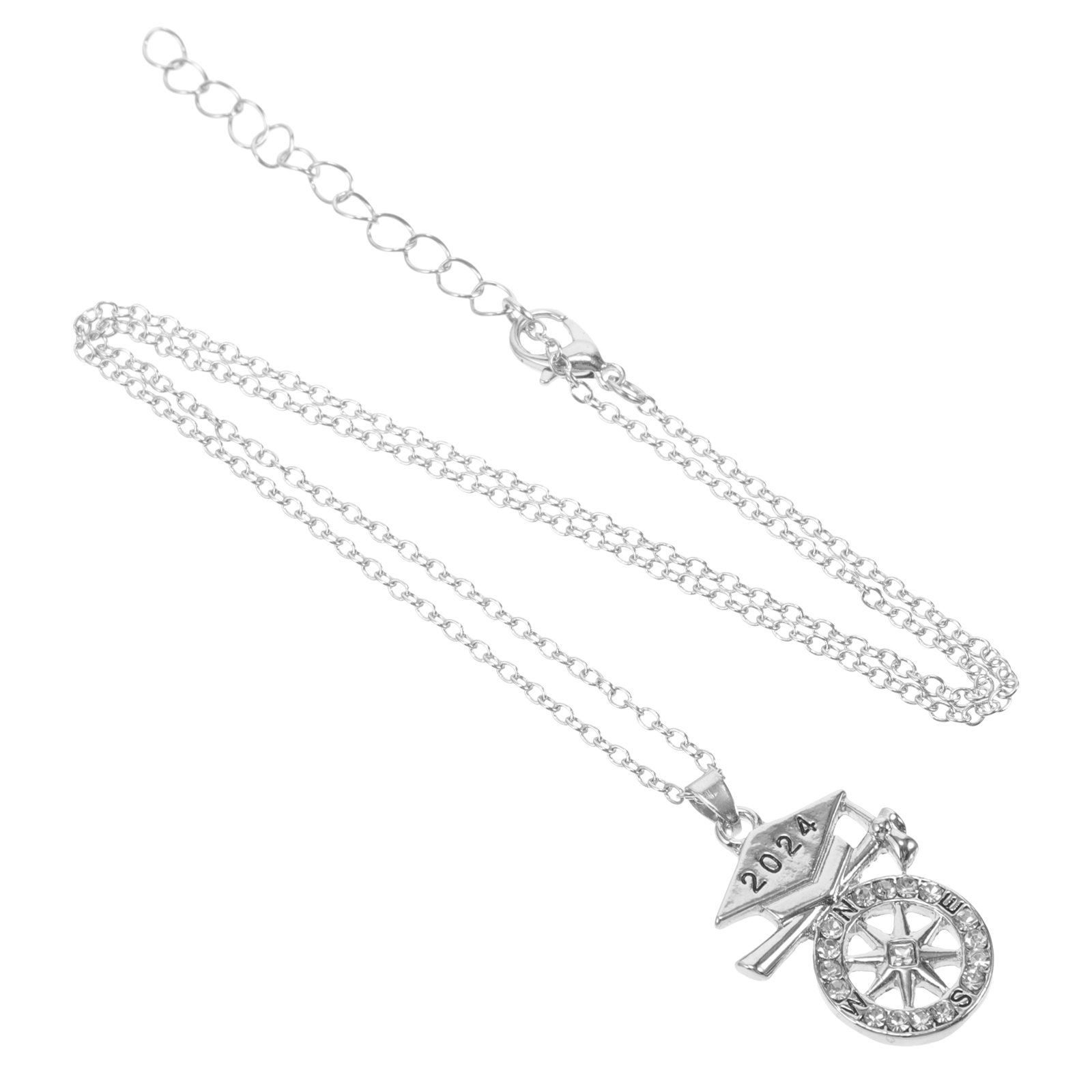 NIAIZEK Graduation Hat Pendant Necklace Chic Metal Design for Everyday Wear