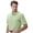 Foam Green, variant on Monterey Club Men's Triangular Emboss Texture Golf Polo Shirt #1219
