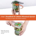 thumbnail image 3 of Jar Opener for Weak Hand & Seniors with Arthritis,Handheld & Under Kitchen Cabinet-Twist Off Bottle Caps,One-Handed Lid Open,Patent Unique Gadget–Gift for Elderly,Women&Men (Blue), 3 of 10