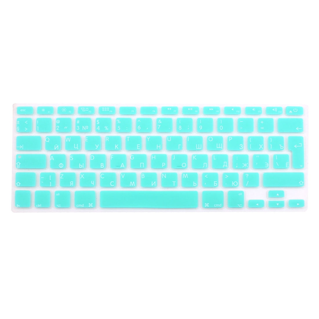 Russian Silicone Keyboard Skin Cover Light Blue for Macbook Air 13"15