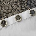 thumbnail image 4 of Manfei Boys Girls Hippie Mandala Black Out Curtains,Bohemian Damask Curtains Pack of 2 (42x63 Each),Chic Floral Flowers Bedroom Curtains,Super Cozy Room Decor, 4 of 6