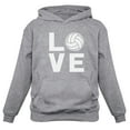 thumbnail image 2 of Tstars Women's Volleyball Hoodie - Ideal Sport Gift for Fans and Players - Size M - Gray, 2 of 6