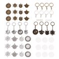 thumbnail image 1 of Pendant Tray Blank Jewelry Trays Bezel Making Connector Charm Bezels Ring Key Base Setting Keychain Pendants Necklace, 1 of 6