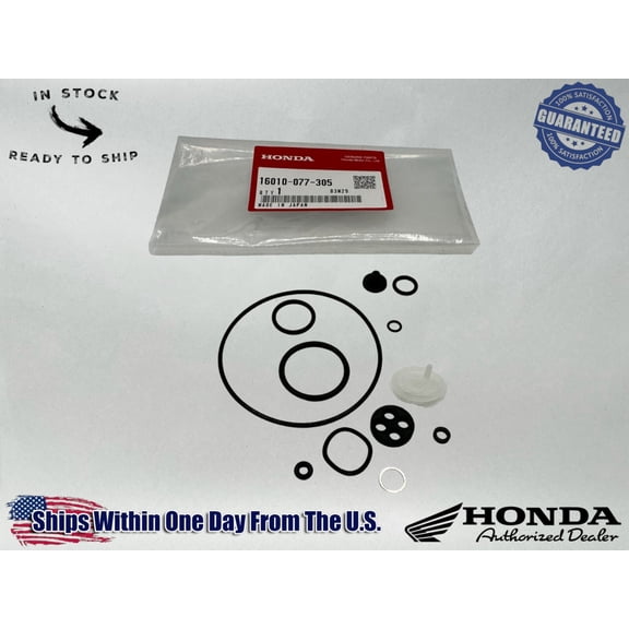 Honda Genuine OEM Authentic Gasket Set 16010-077-305