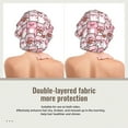 thumbnail image 2 of Naloa Kawaii Pig Adjustable Hair Bonnet for Sleeping, Hair Wrap Sleep Cap Turban for Women Men, Curly Straight Hair Long Large Braid Unisex, 2 of 6
