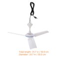 thumbnail image 2 of STRANDCHIC Indoor Ceiling Fan Blue Plastic Portable for Home Use 1Pcs, 2 of 7