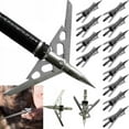 thumbnail image 3 of Broad Head Mechanical 2 Blade Expandable 100 Grain Archery Hunting Heads 12 PCS, 3 of 8