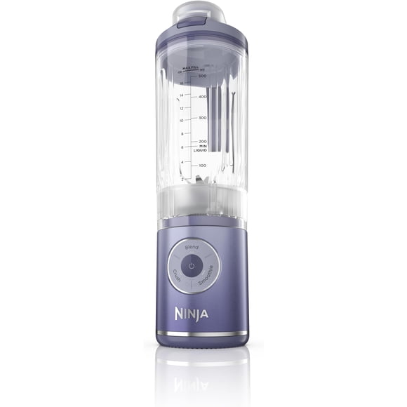 Ninja Blender, Blast Max, Cordless, Personal Blender for Smoothies, Frozen Drinks, Ice Crush, 22 oz. Removable Vessel, Leakproof Lid, BPA-Free, Dishwasher Safe, Auto-iQ Technology, Lavender, BC251CLD