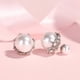 thumbnail image 2 of Pendientes de aleación de diamantes de imitación con colgante geométrico de perlas de imitación elegantes de moda para mujer (perla), 2 of 2