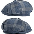 thumbnail image 5 of CoCopeaunts Newsboy Caps for Men Fashion Plaid Octagonal Hat with Elastic Flat Cap Women British Style Berets Vintage Painter Hat, 5 of 8