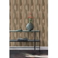 thumbnail image 4 of Brown Retro Geometric Wallpaper R8385, 4 of 5