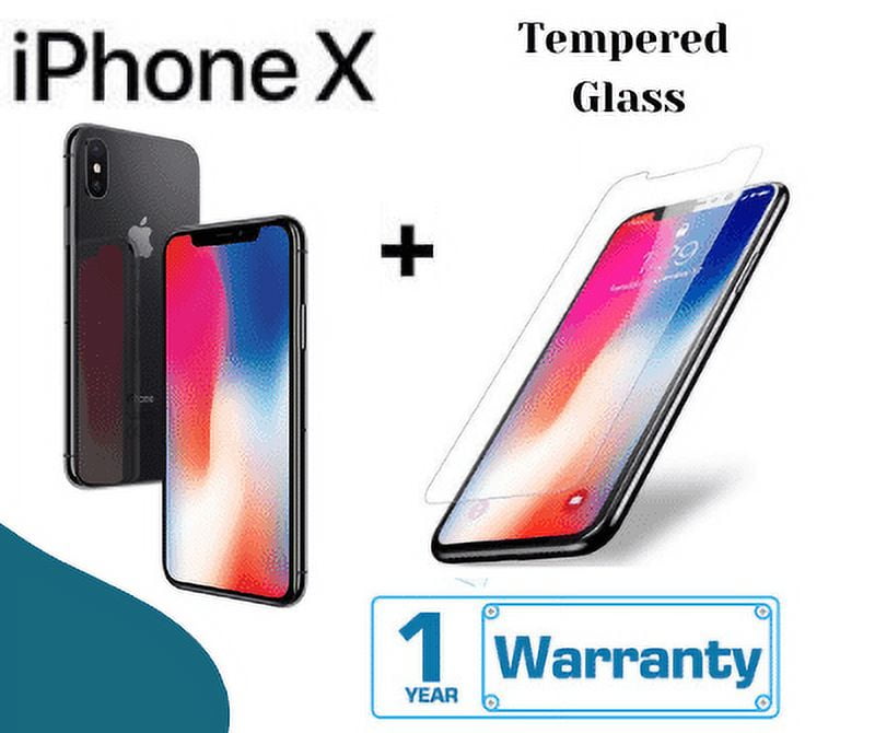 Restored Apple iPhone X - Fully Unlocked - 256 GB Space Gray