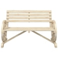 thumbnail image 4 of vidaXL Patio Bench 2-Seater Solid Wood Fir, 4 of 8