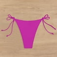 thumbnail image 5 of Women's Board Shorts Bikini Full Coverage Purple Mid Rise Bikini Bottoms Swimsuit Bottoms For Women, 5 of 6