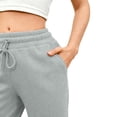 thumbnail image 6 of Dwellite Wide Leg Sweatpants Women 2026 Trendy Baggy Fit Sweat Pants Athletic Lounge Sweatpant with Pockets Light Gray L, 6 of 6