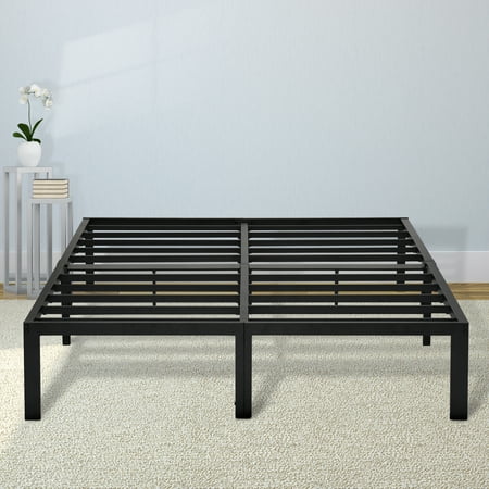 Steel Bed Pedestal - GranRest 14'' Durable Steel Bed Frame with Non-Slip Structure, Full