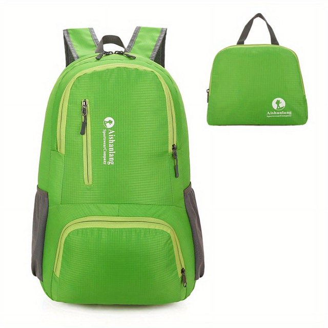 Lightweight Outdoor Backpack, Waterproof Folding Hiking Daypack, Portable Water Resistant Travel Bag