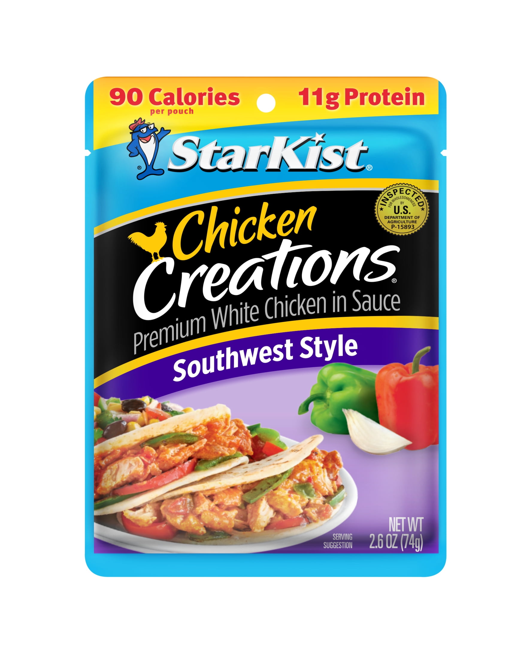 StarKist Chicken Creations, Southwest Style, 2.6 oz Pouch